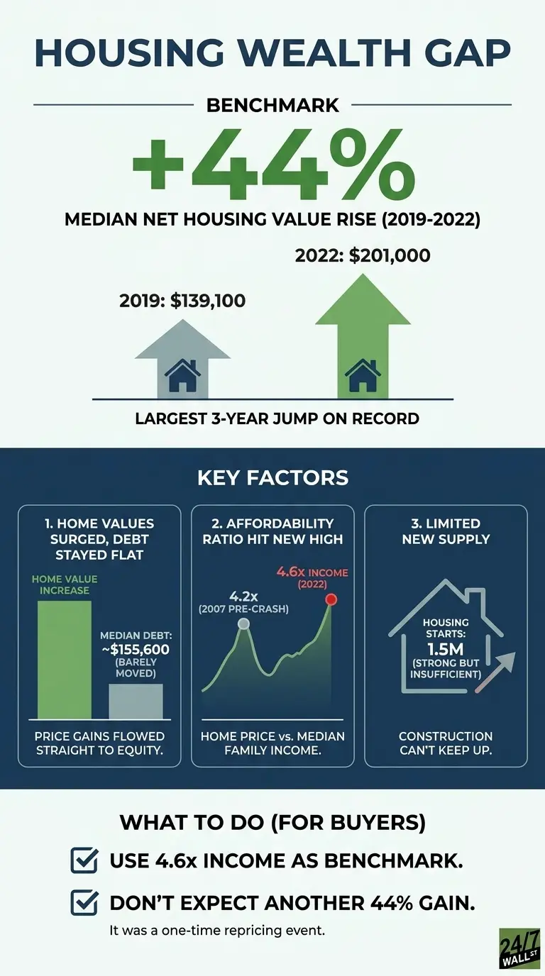 Homeowners gained 44% in housing wealth while new buyers face the worst ...
