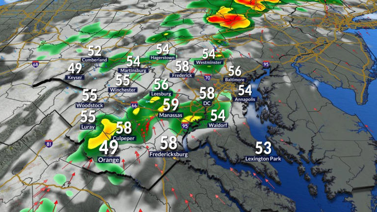 Isolated showers possible later today
