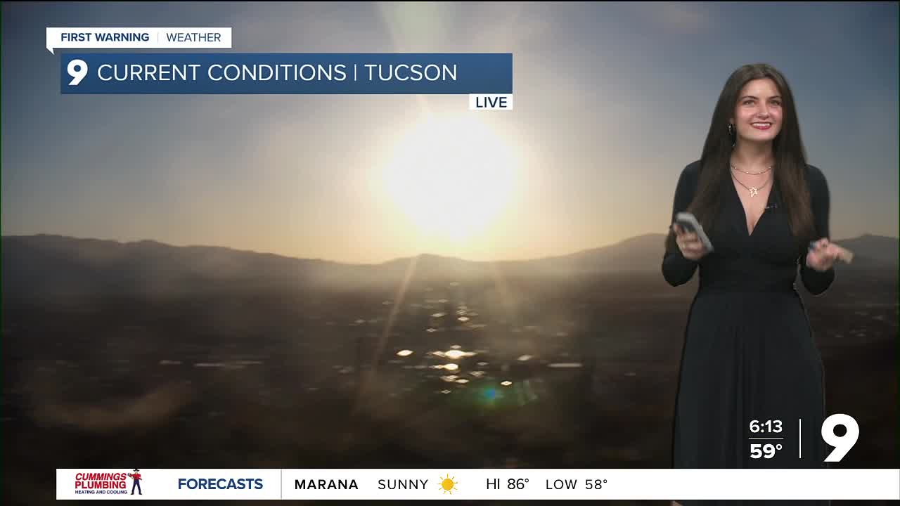 A mild Friday with weather warming into the weekend