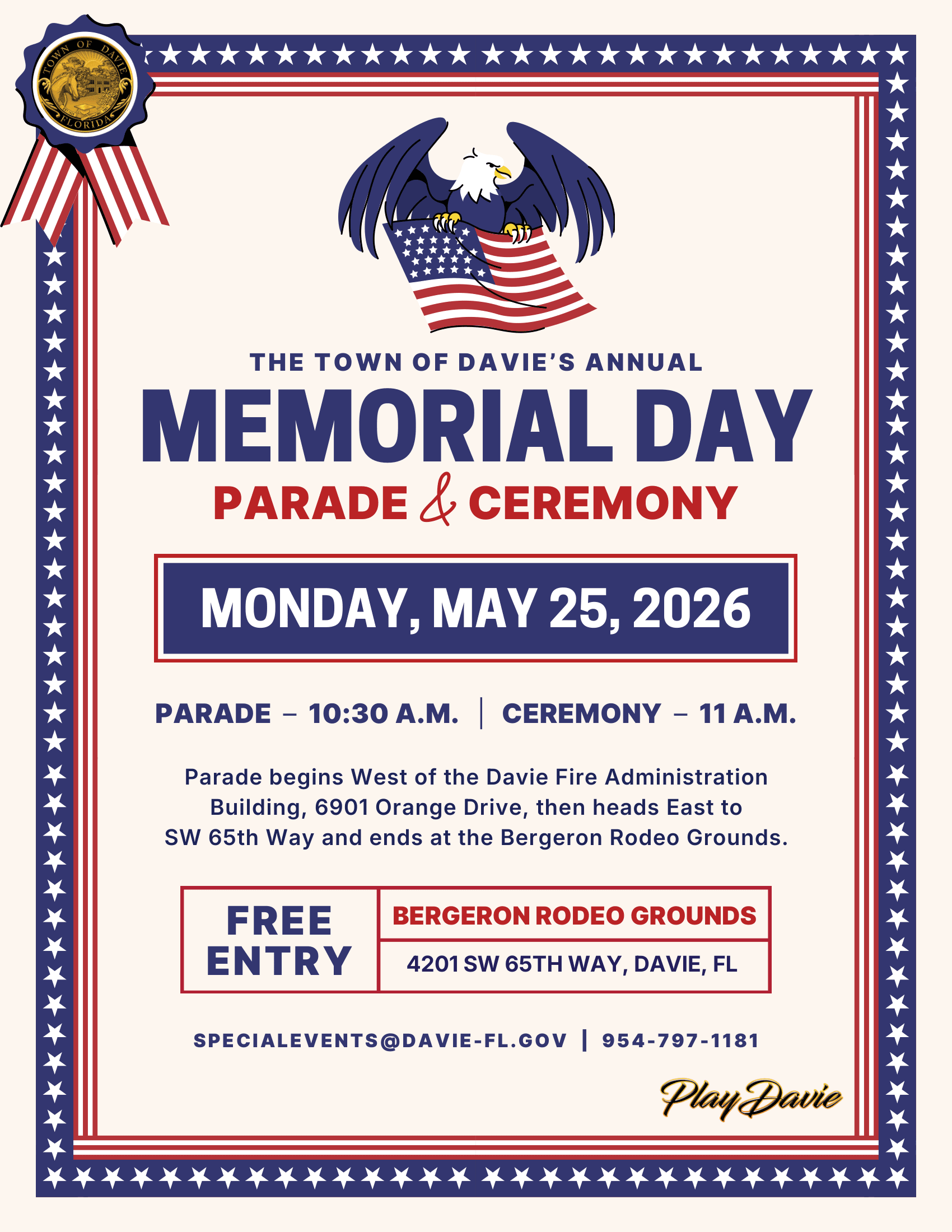 American Flag Memorial Day