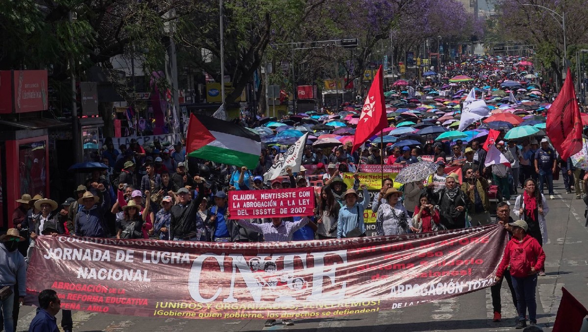 Marchas de la CNTE y SNTE hoy 1 de mayo en vivo | Últimas noticias por ...