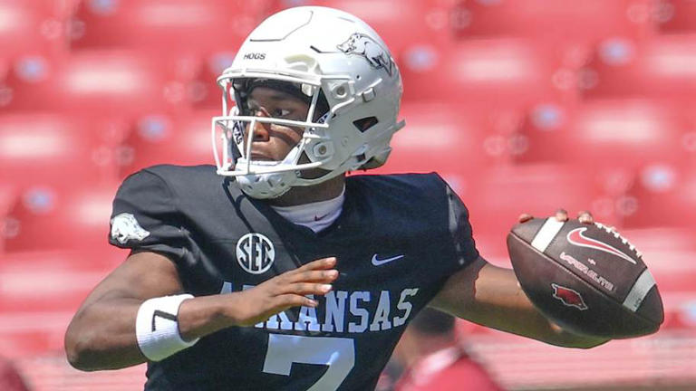Jackson has taken control of Razorbacks’ QB battle whether it’s named ...