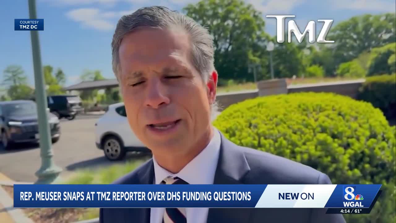 Congressman Dan Meuser has a heated exchange with TMZ reporter over ...