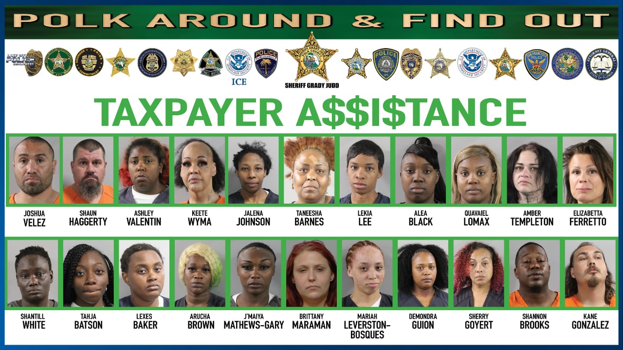 'Polk around and find out': 266 arrested in Central Florida human ...