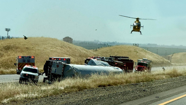 Interstate 5 reopens near Patterson after semi-truck overturns, leaving ...
