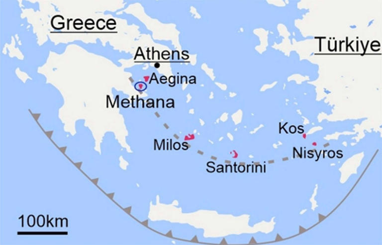 This Greek volcano seemed quiet for 100,000 years. Then it erupted ...