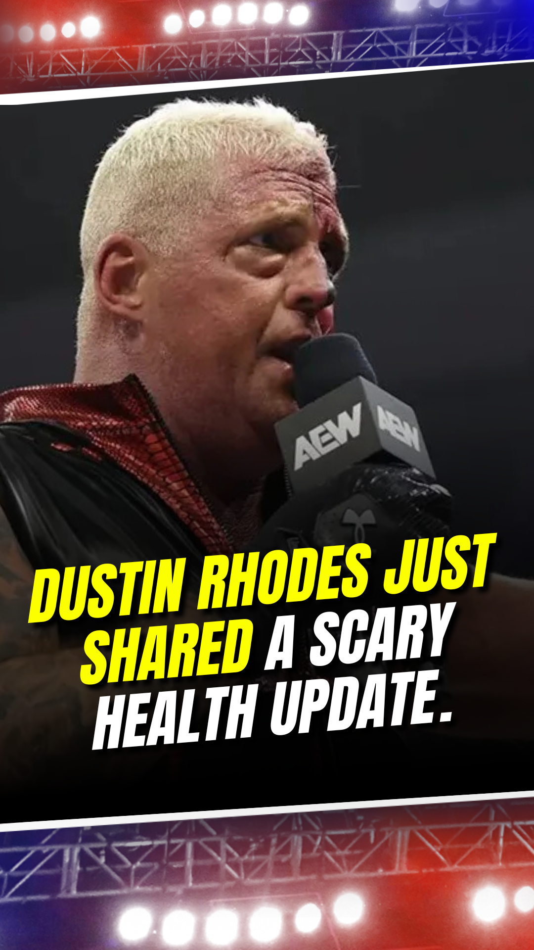 Dustin Rhodes shares painful health update during AEW break # ...