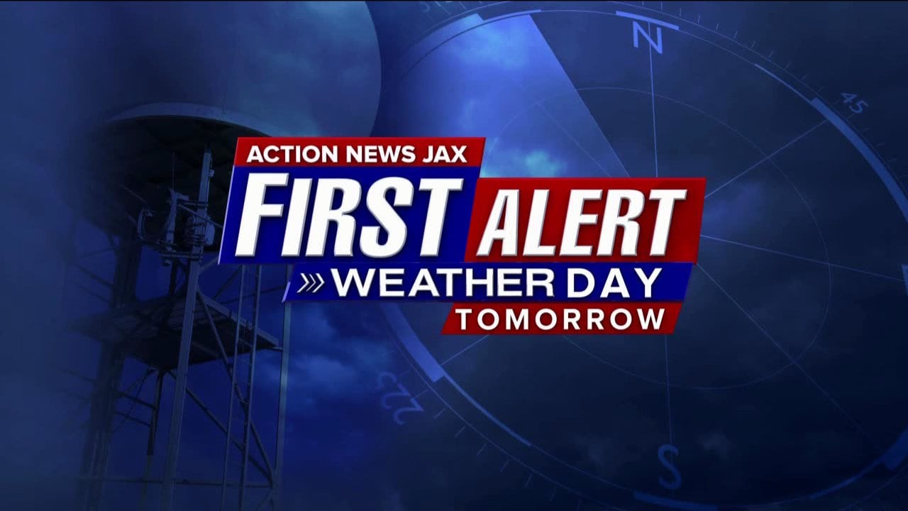 Jacksonville area weather: First Alert Weather Day on Saturday for rain ...