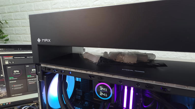 Dry ice can cool a gaming PC. Well, this one, anyway