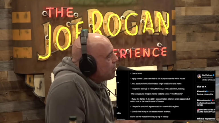 Joe Rogan pushes bonkers time-traveling Trump shooter theory