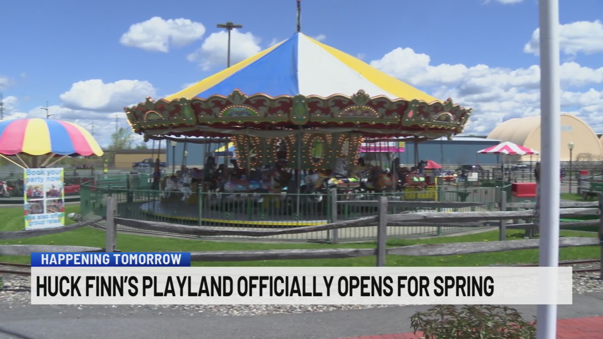 Huck Finn's Playland opening for 2026 season