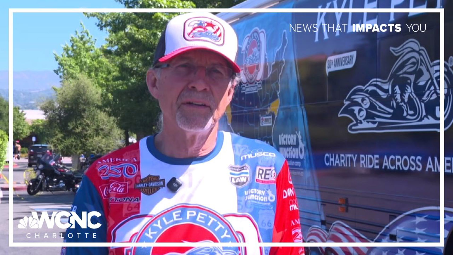 Behind the scenes of the Kyle Petty Charity Ride across America
