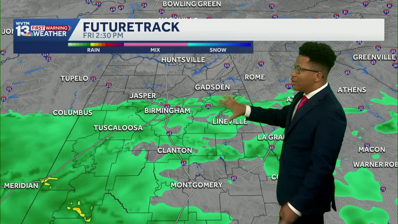 Alabama's weather forecast: Rain lingers through Saturday morning, then ...