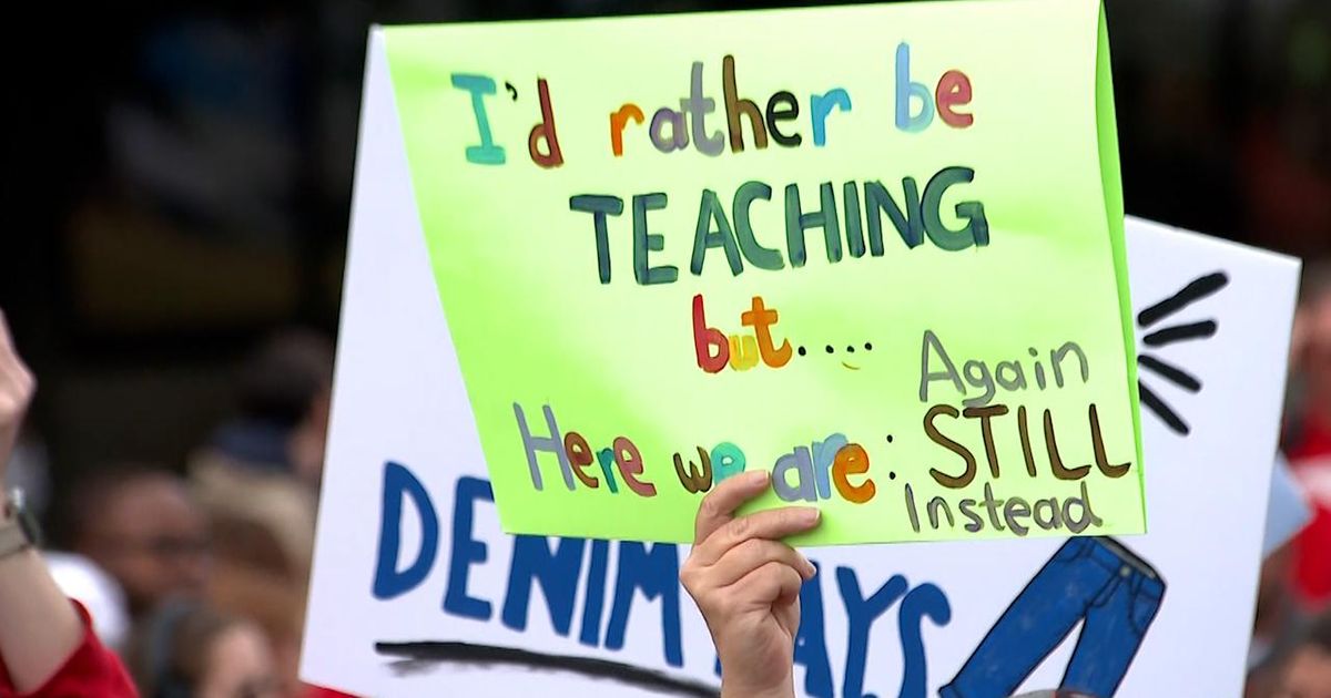 Teacher rally: NC educators focus on funding, pay issues as thousands ...