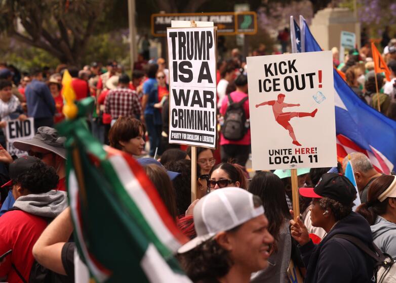 SoFi Stadium workers threaten to strike if ICE isn't banned from World ...