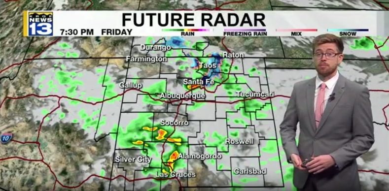Rain, mountain snow continue for New Mexico on Friday