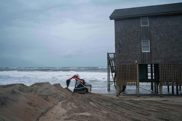 Outer Banks town losing a fight with the sea