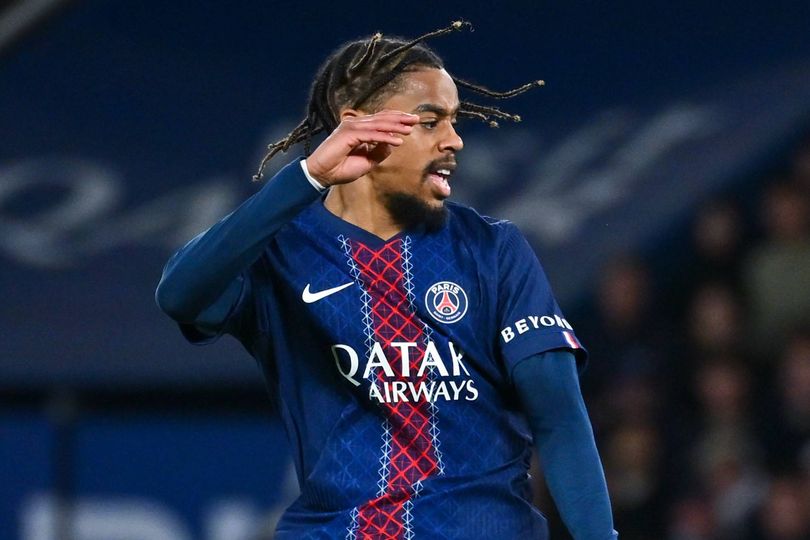 Bradley Barcola of PSG
