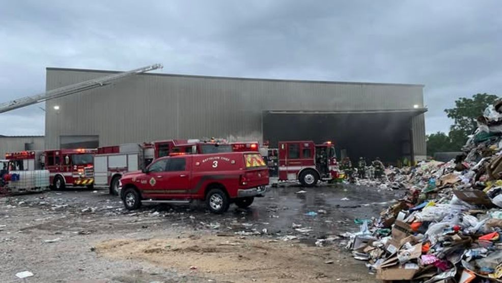 Columbia firefighters extinguish fire at recycling facility