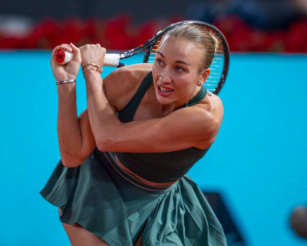 Anastasia Potapova fue vista discutiendo con su novio durante la derrota en el Mutua Madrid Open.