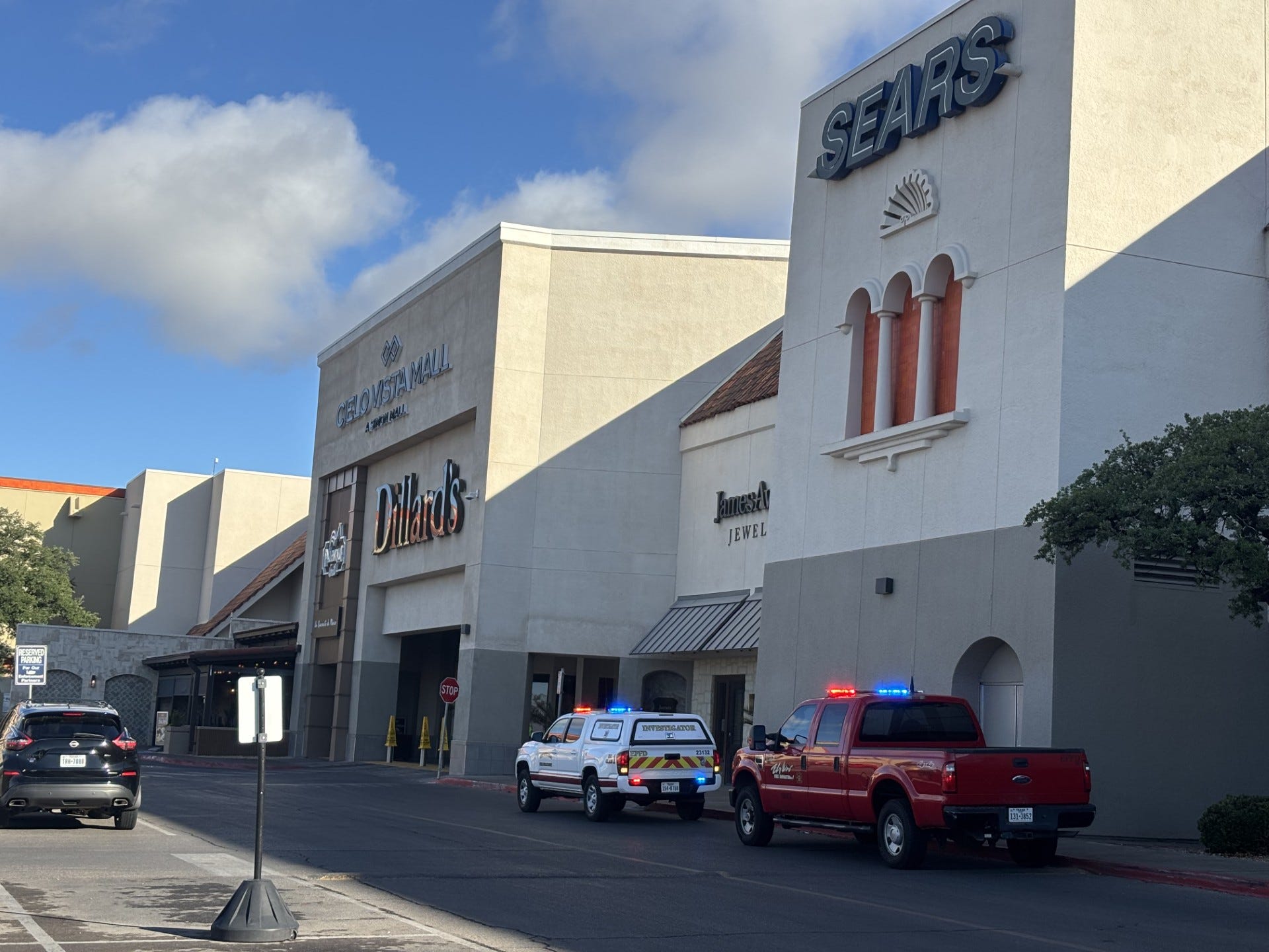 Cielo Vista Mall trash can fire reported early Friday morning