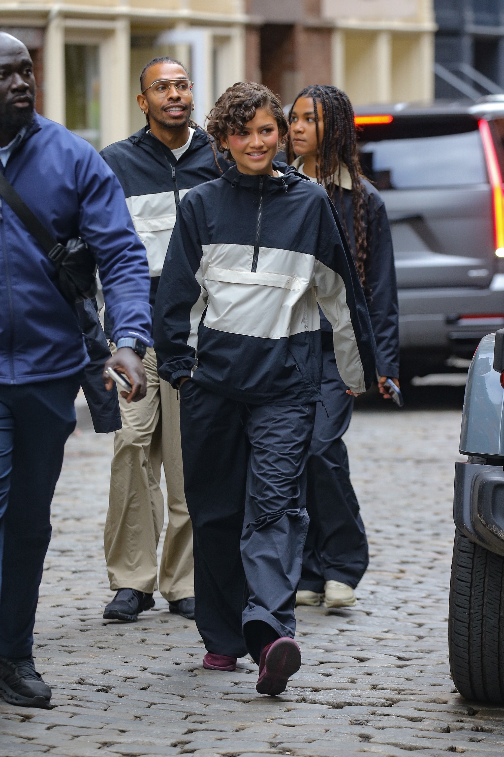 Zendaya's twist on the windbreaker trend will blow you away