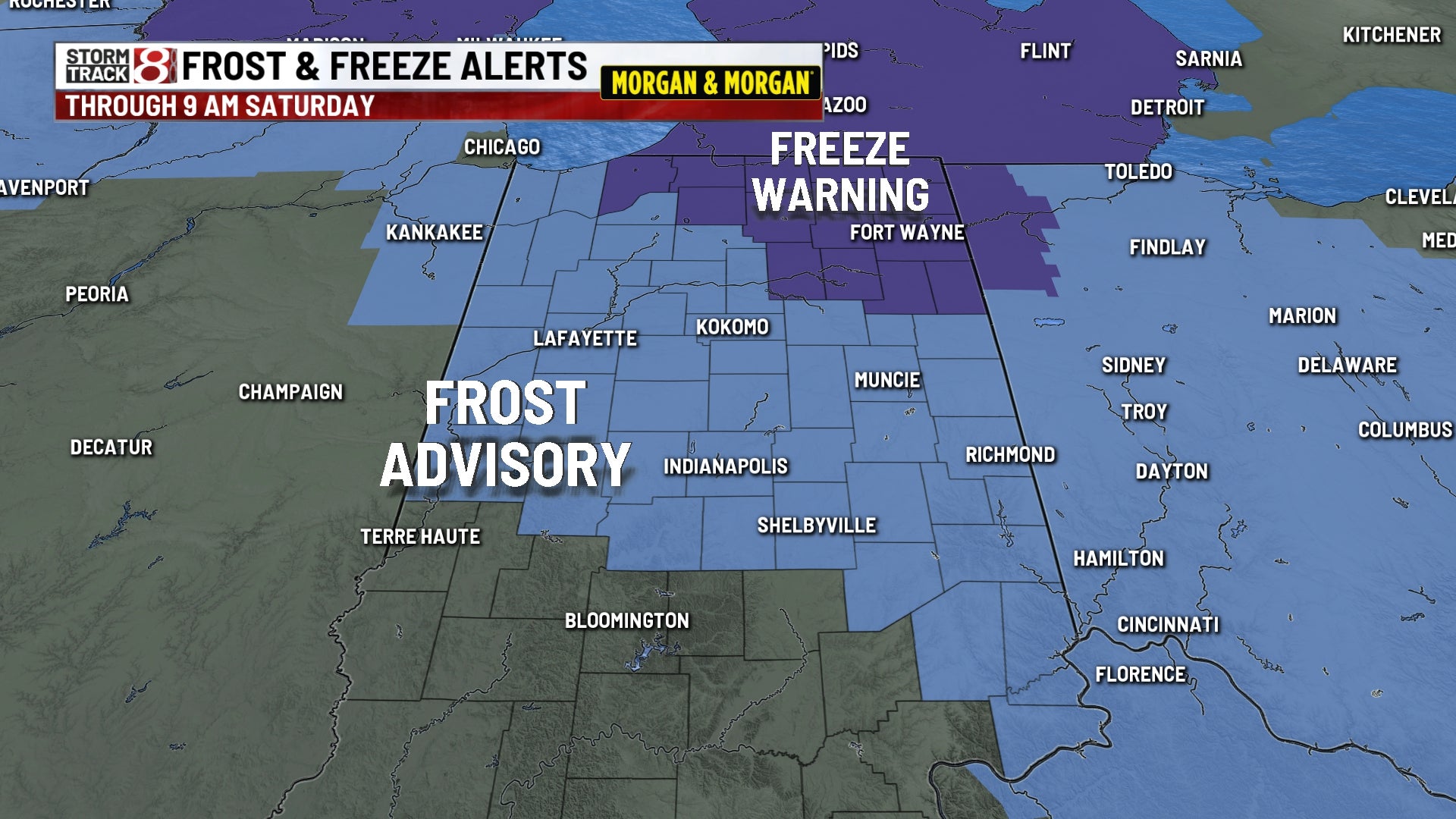 Chilly start to May with a weekend frost threat