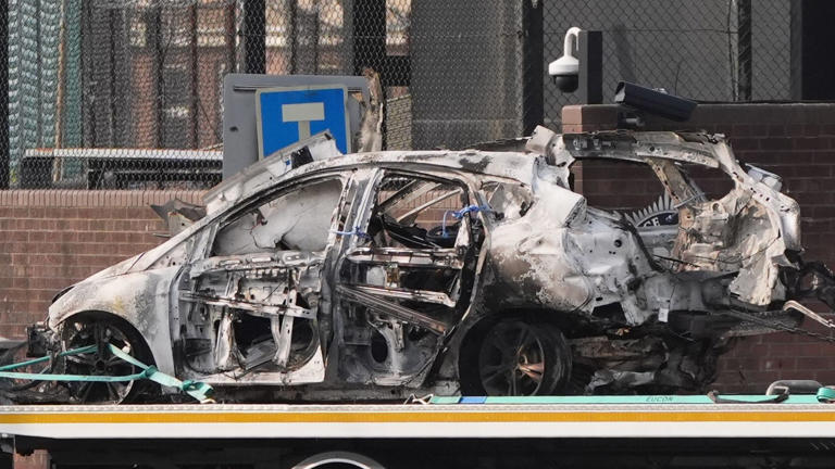 Man, 66, charged after car bomb attack outside police station in ...