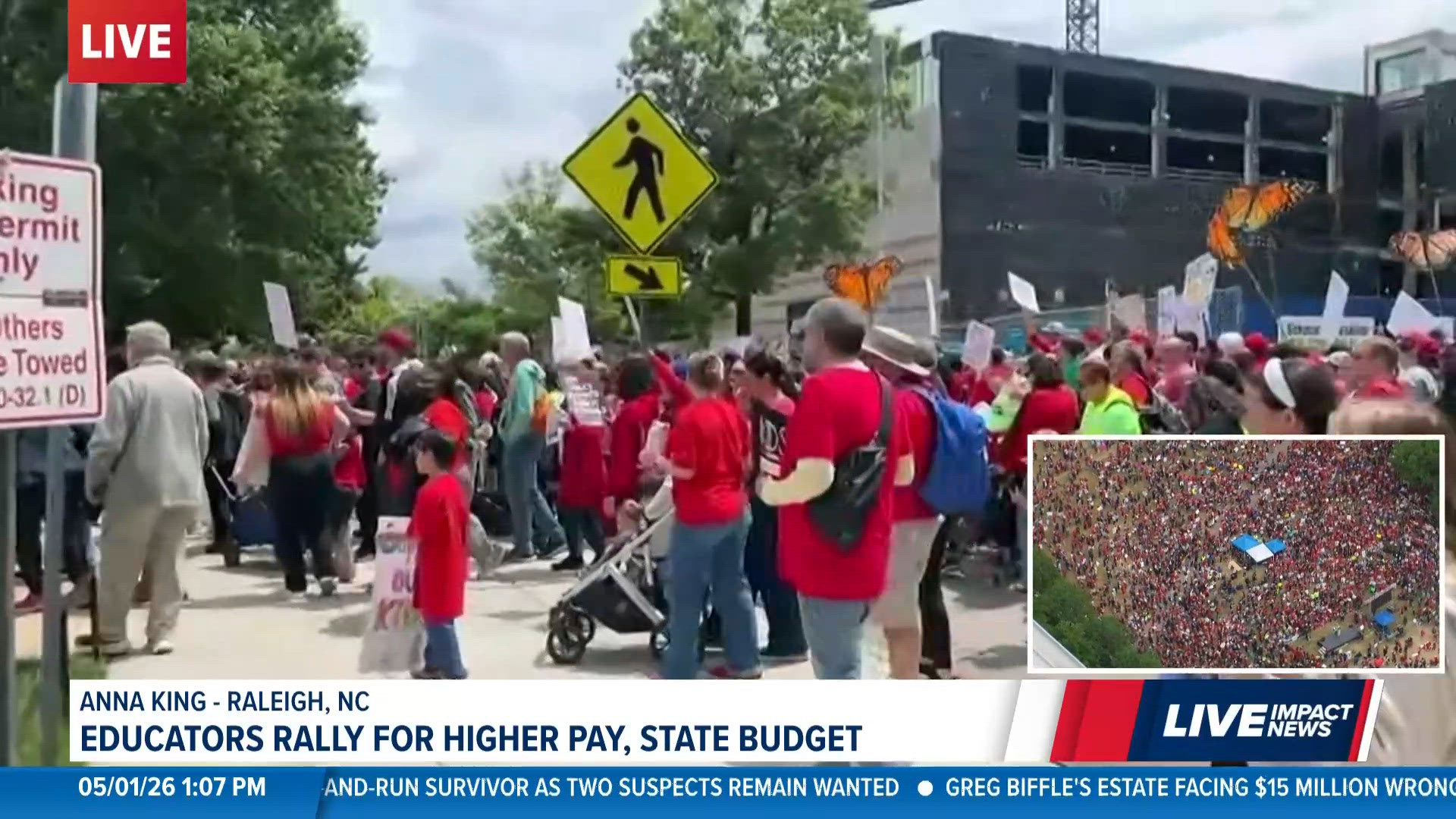 1 p.m. update | Educators, students rally for higher pay in Raleigh ...