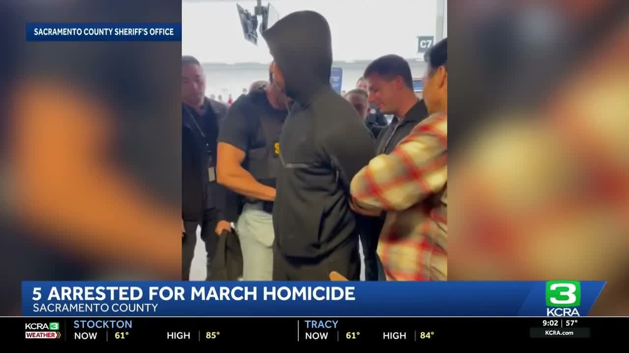 Five arrested after deadly Sacramento County shooting