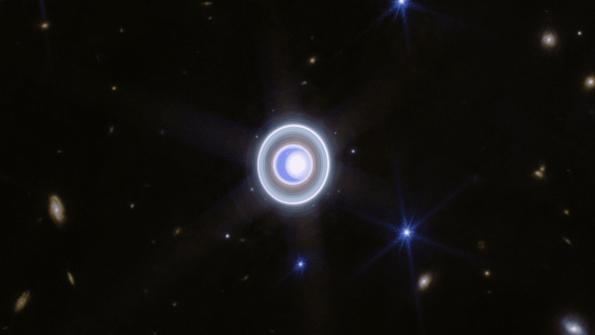 The mysterious two outer rings of Uranus have two very different origins