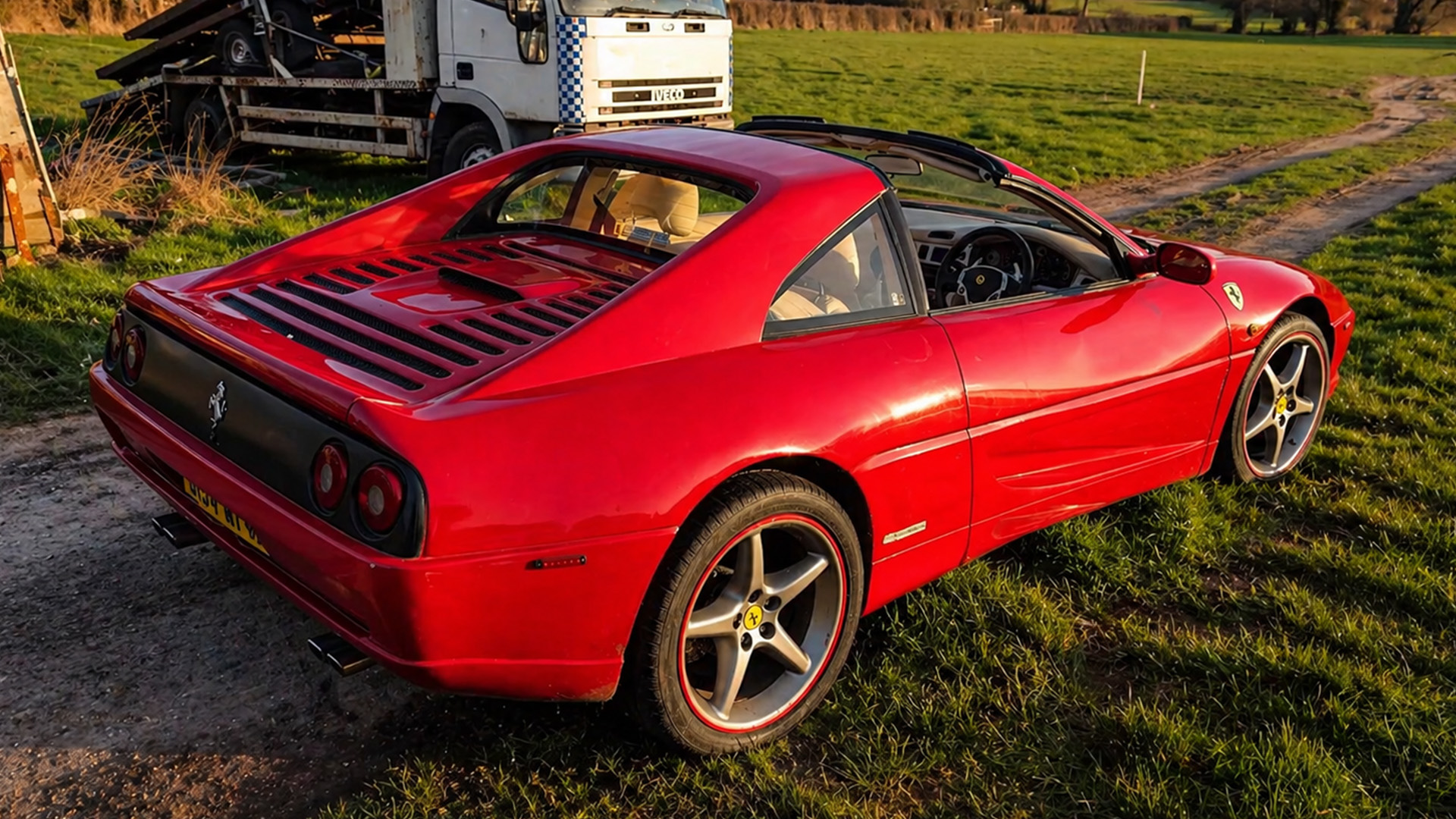 The final result of this Ferrari replica build