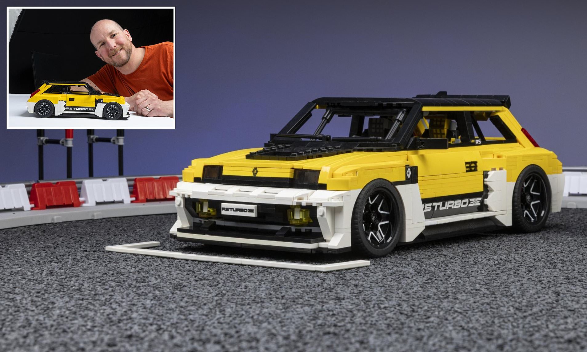 Lego designer creates new Renault 5 Turbo 3E electric in brick form