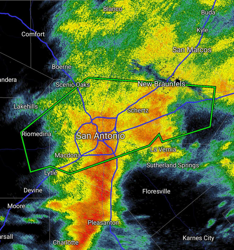 Flash flood warning in San Antonio extended until 3 p.m. More heavy ...