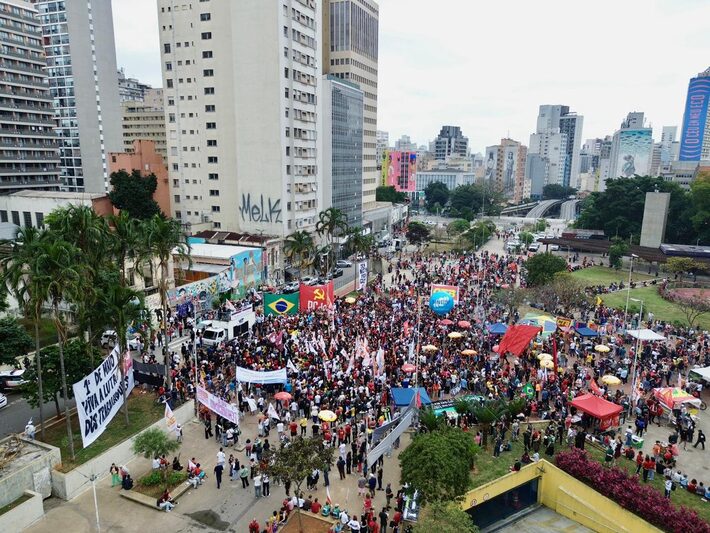 1º de Maio: atos pelo fim da escala 6x1 têm baixa adesão em São Paulo