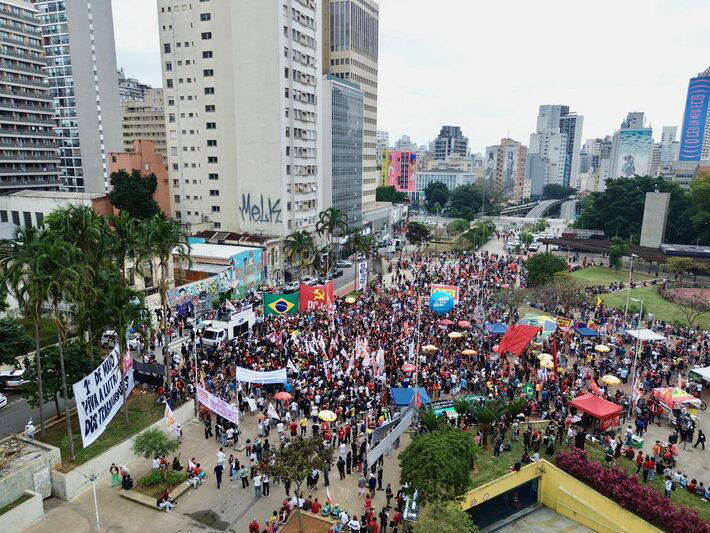 1º de Maio: atos pelo fim da escala 6x1 têm baixa adesão em São Paulo