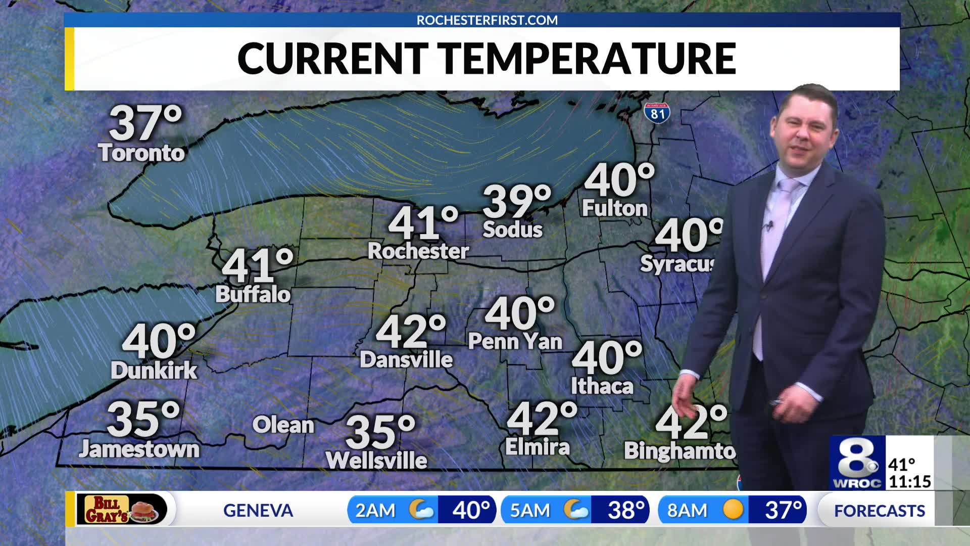 Rochester's Friday overnight weather forecast