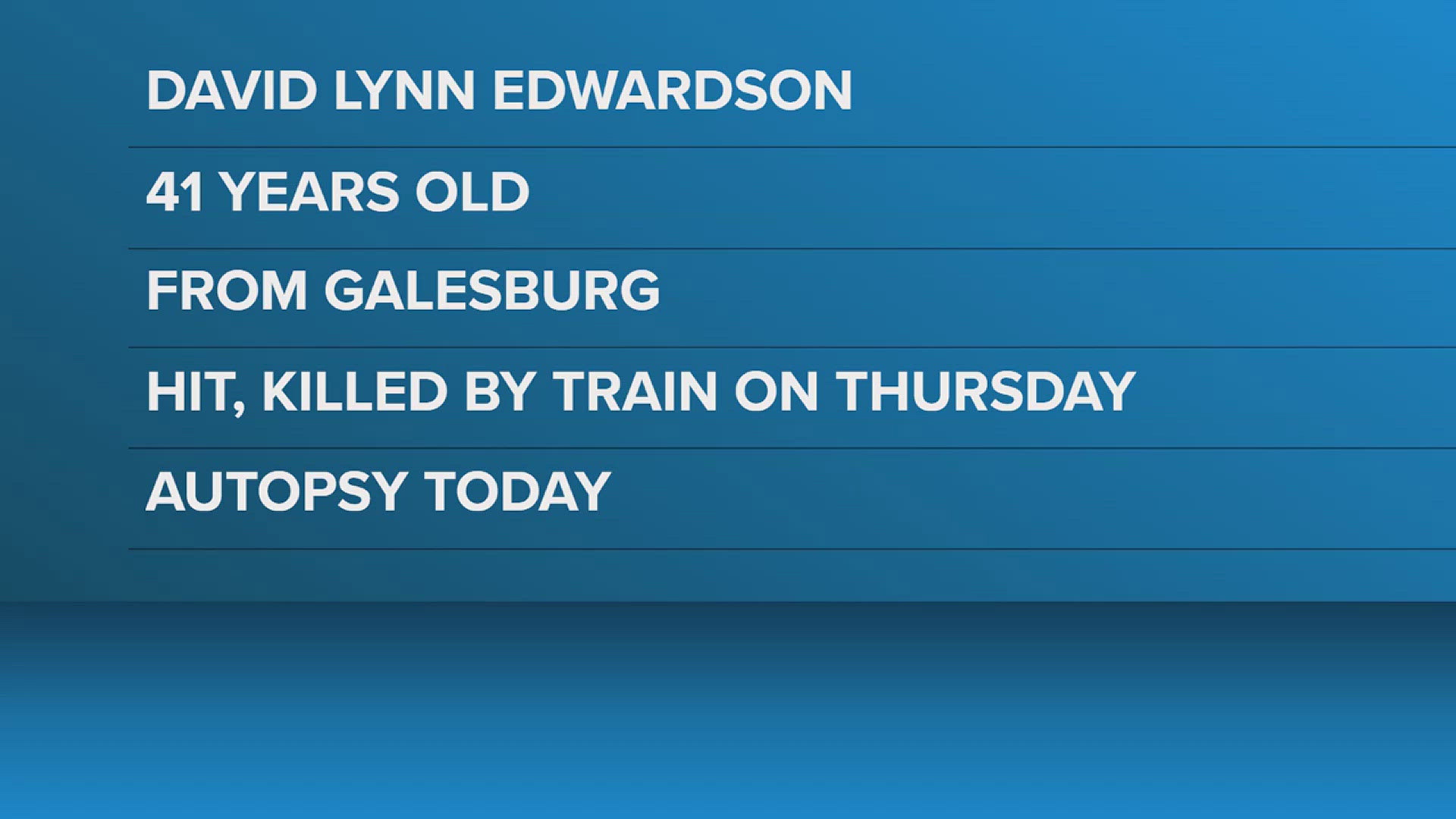 Man killed by train in Galesburg identified