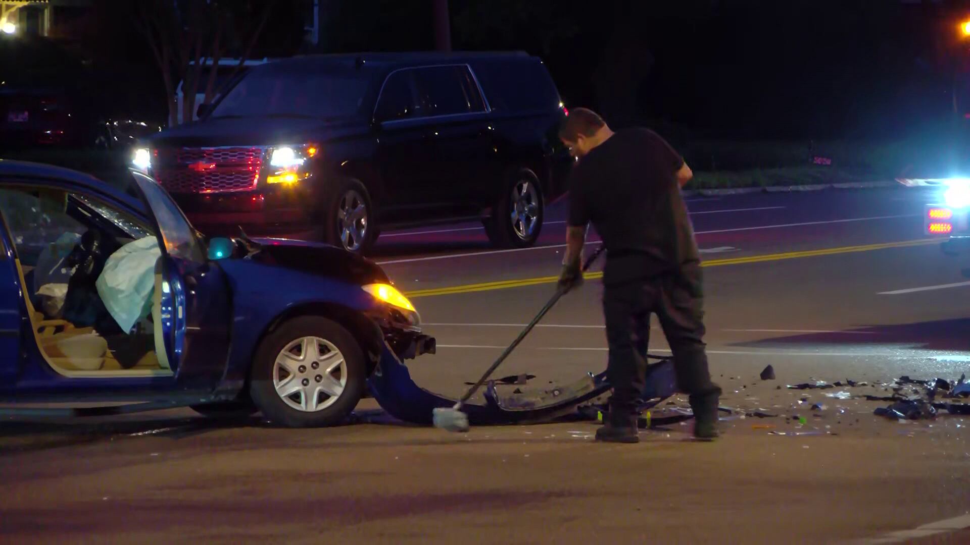 Adult, 2 children hospitalized after Union Ave. crash