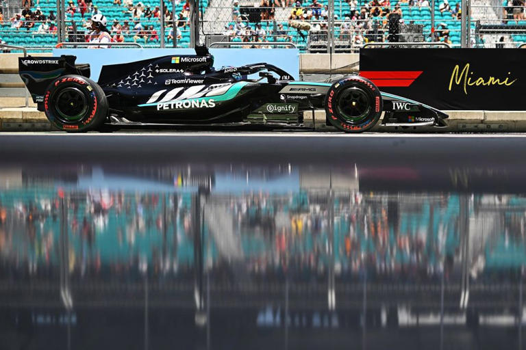 George Russell sorprendido por el salto de McLaren y Ferrari en el GP ...
