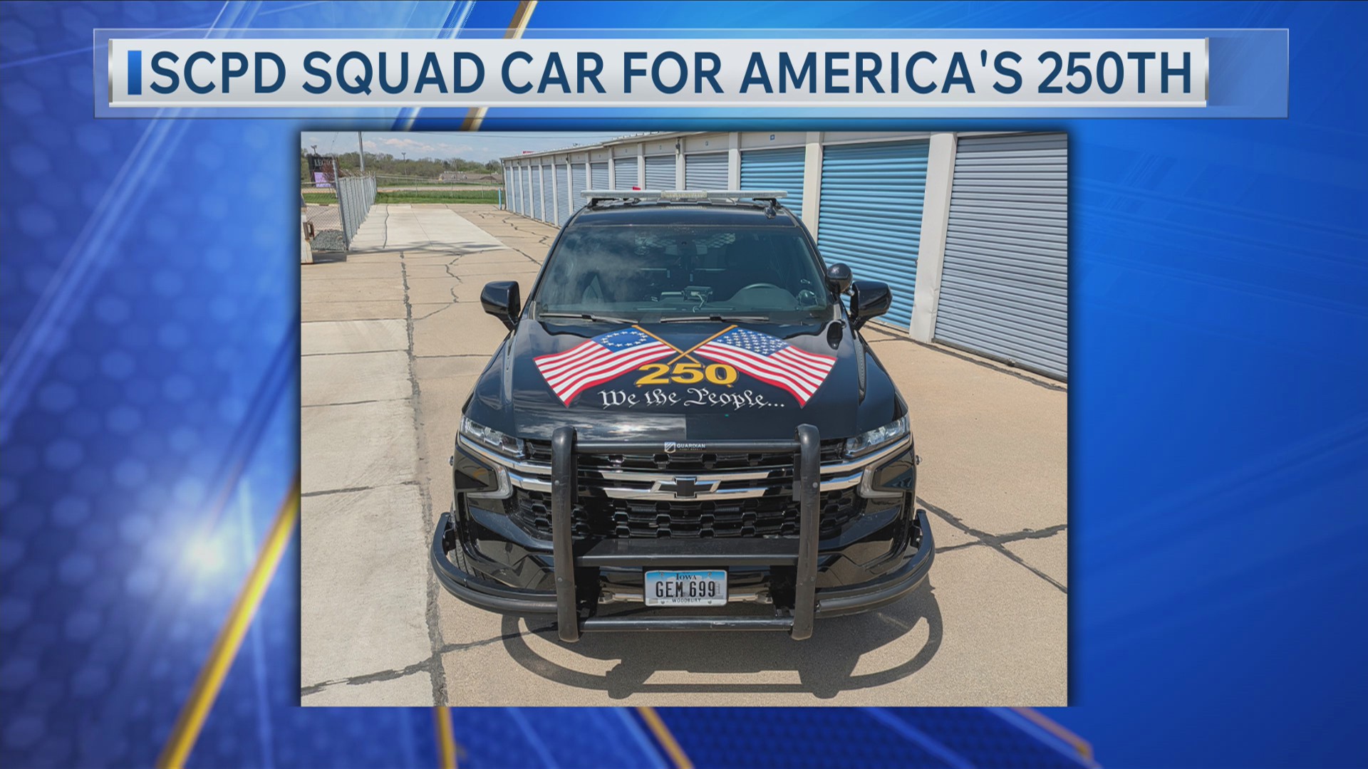 SCPD squad car for America's 250th