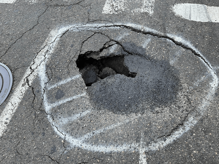 Photos: Crews respond to sinkhole in southwest Portland as drivers are ...
