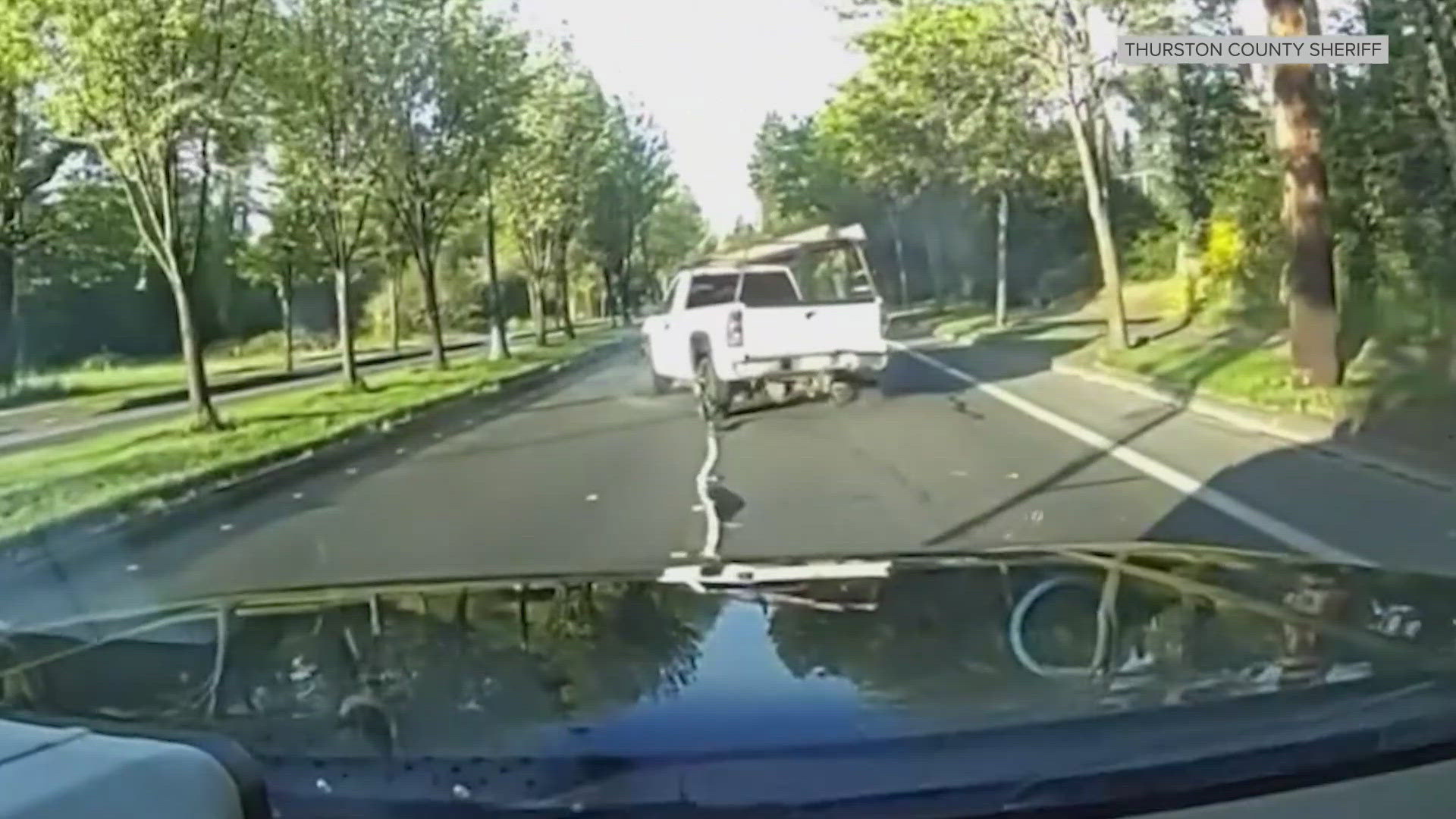 Driver in stolen truck eludes police with baby inside vehicle