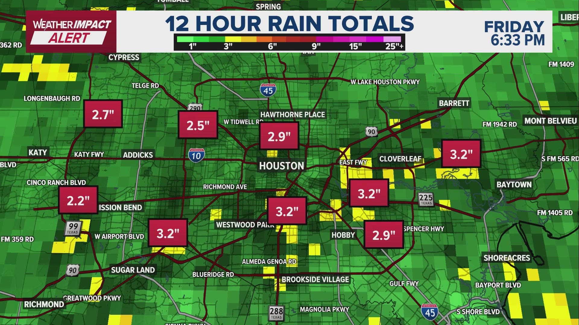 Rain starting to wind down in Houston area ahead of a beautiful weekend