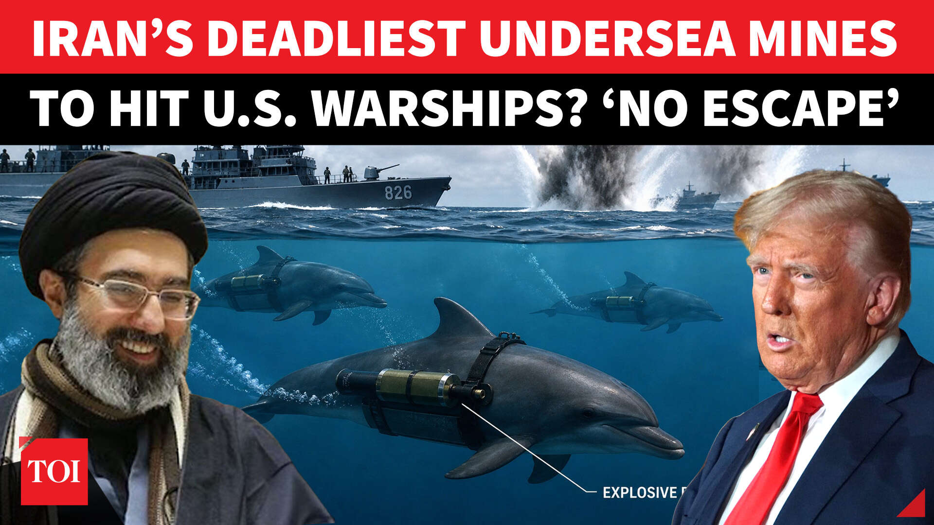 Iran plans to deploy mine-carrying dolphins to bomb US warships in ...