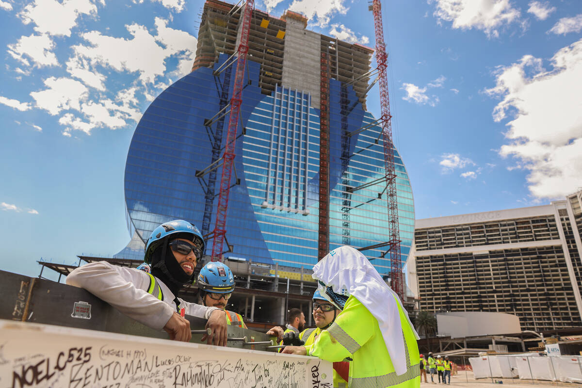Thousands of workers credited as Hard Rock’s Guitar Hotel hits major ...