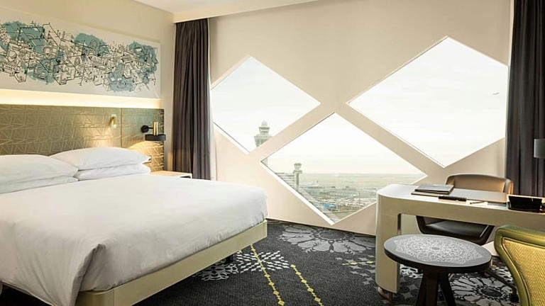 Airport hotels with runway views that make any layover worth it