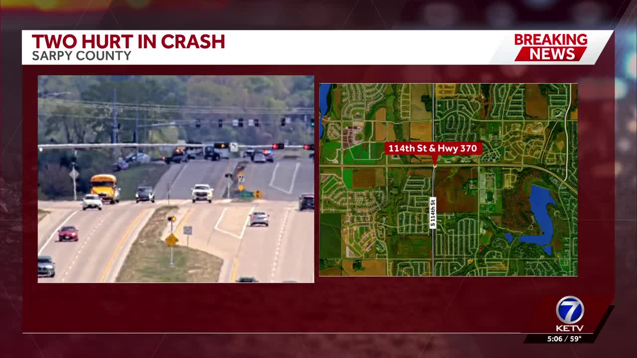 Two people seriously injured after crash on Highway 370