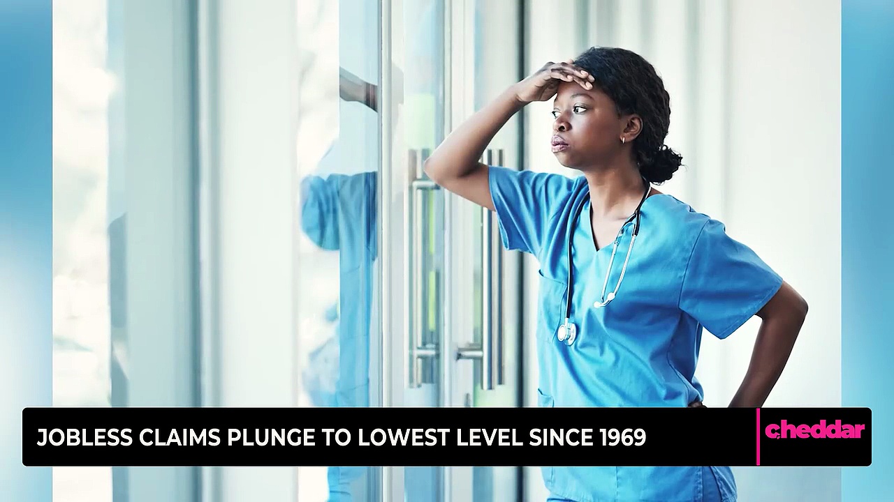 Jobless claims plunge to lowest level since 1969