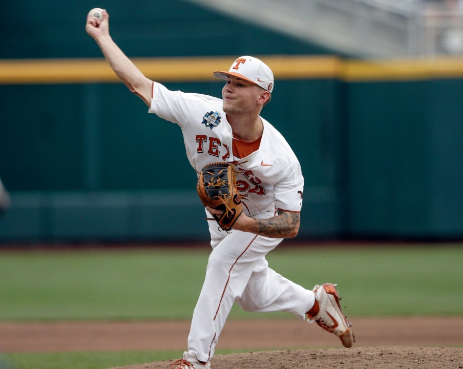 A Longhorns pitcher achieved an MLB feat Thursday that hadn’t been done ...